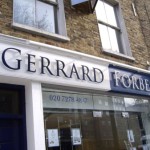 Architectural Signs London, Corporate Signs, Shop Signs London - Gerrard Forbes