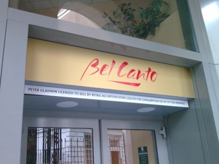 Shop Signs London, Fascia Signs for Bel Cante