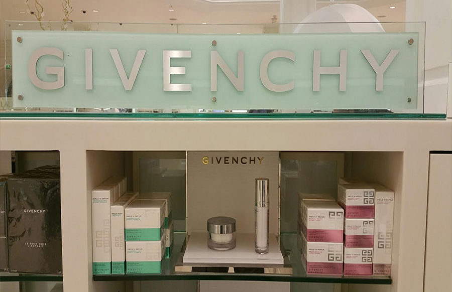 Corporate Retail Signage, Harrods - Givenchy Counter